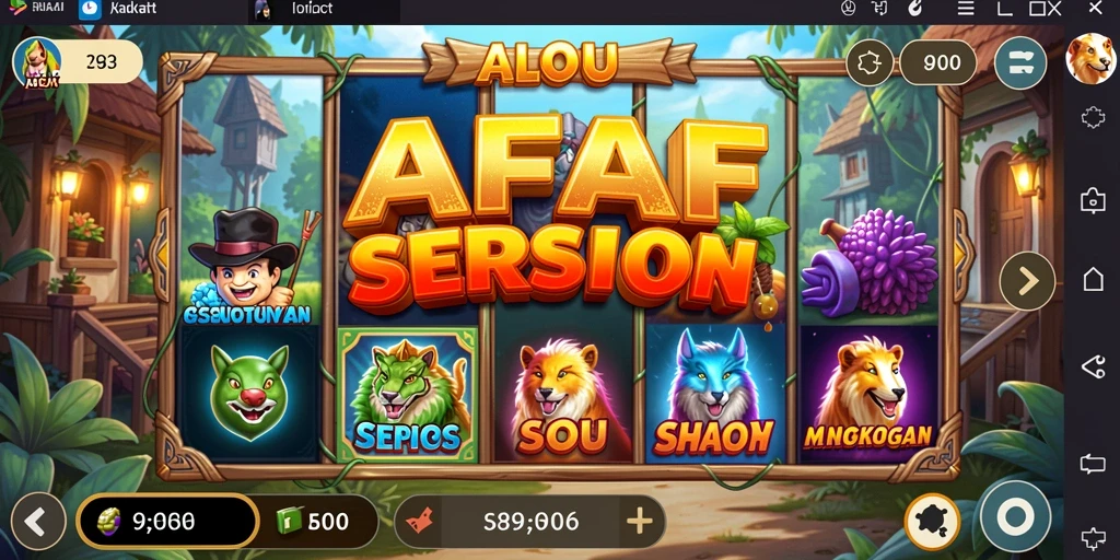 Tampilan gameplay AFAF yang menarik saat berputar.