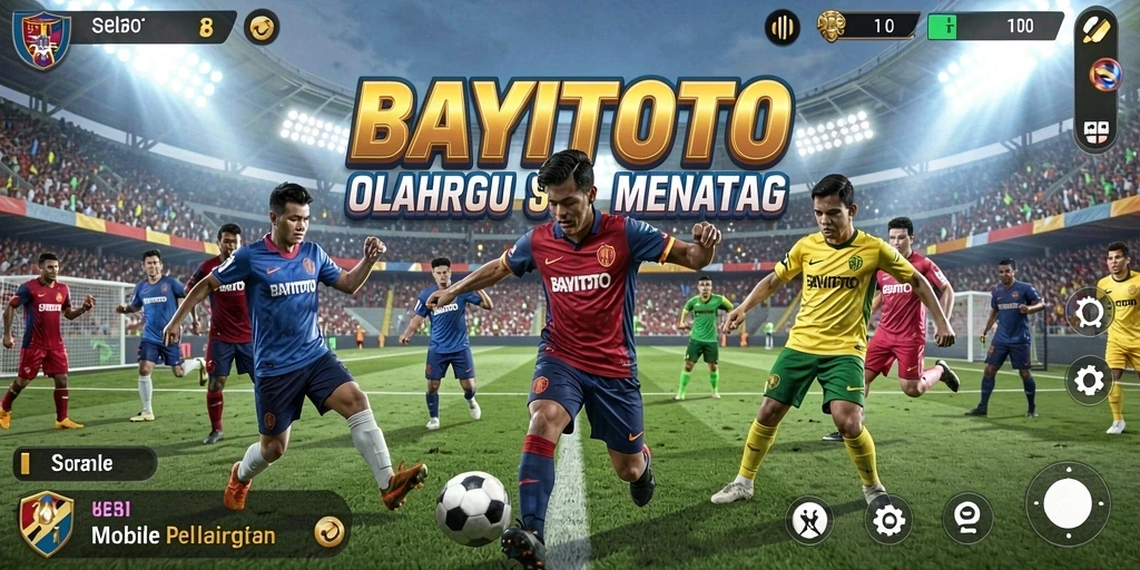 Tangkapan layar permainan BAYITOTO menampilkan aksi olahraga yang mendebarkan.