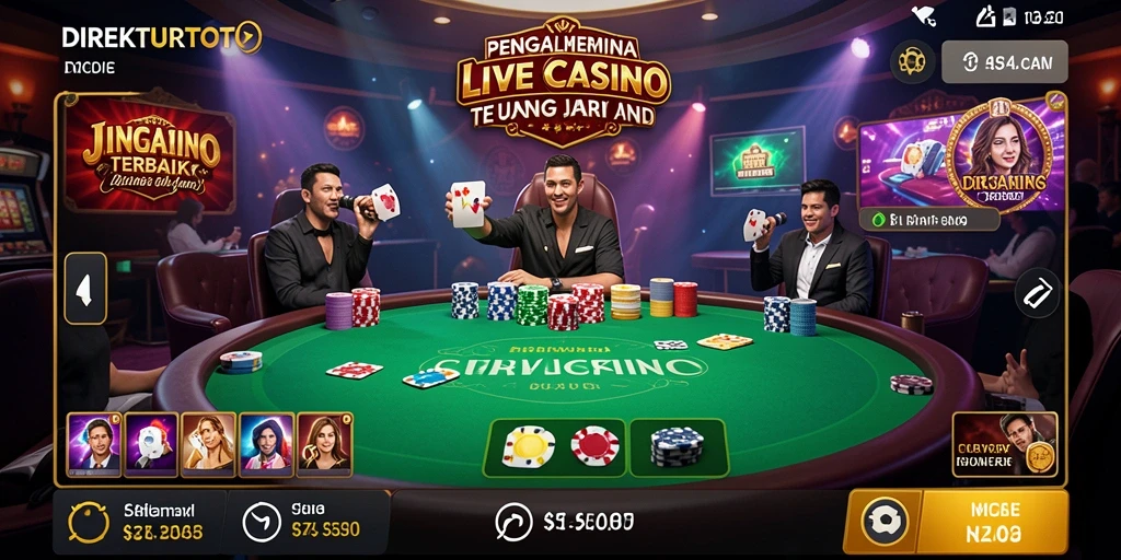 Tangkapan layar gameplay Live Casino di DIREKTURTOTO.