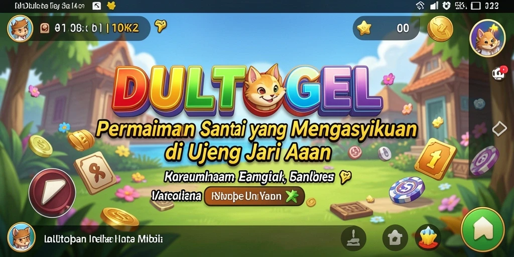 Tampilan menarik DULTOGEL saat gameplay sedang berlangsung.