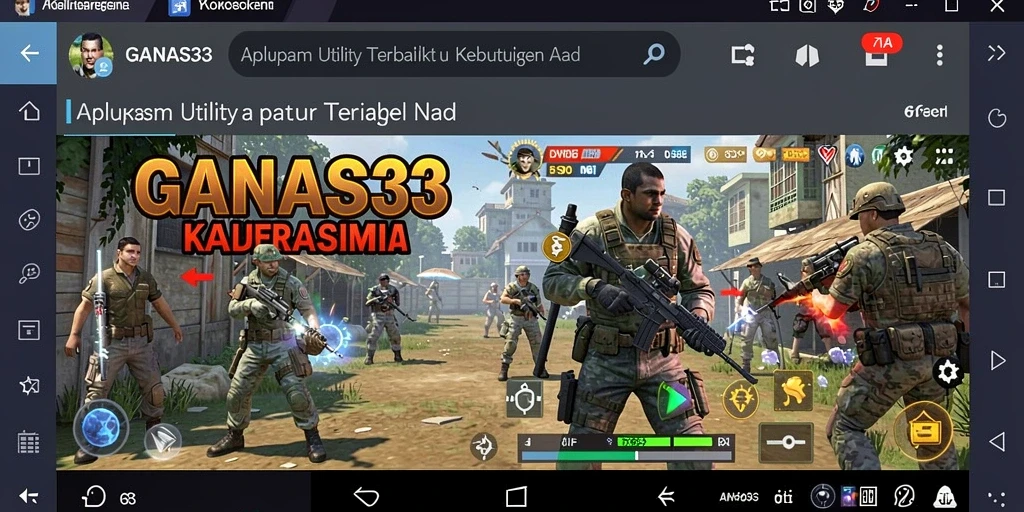 Tampilan antarmuka pengguna GANAS33 yang intuitif dan mudah digunakan.