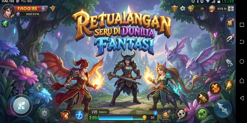 Tampilan gameplay seru di dunia petualangan HAO788.