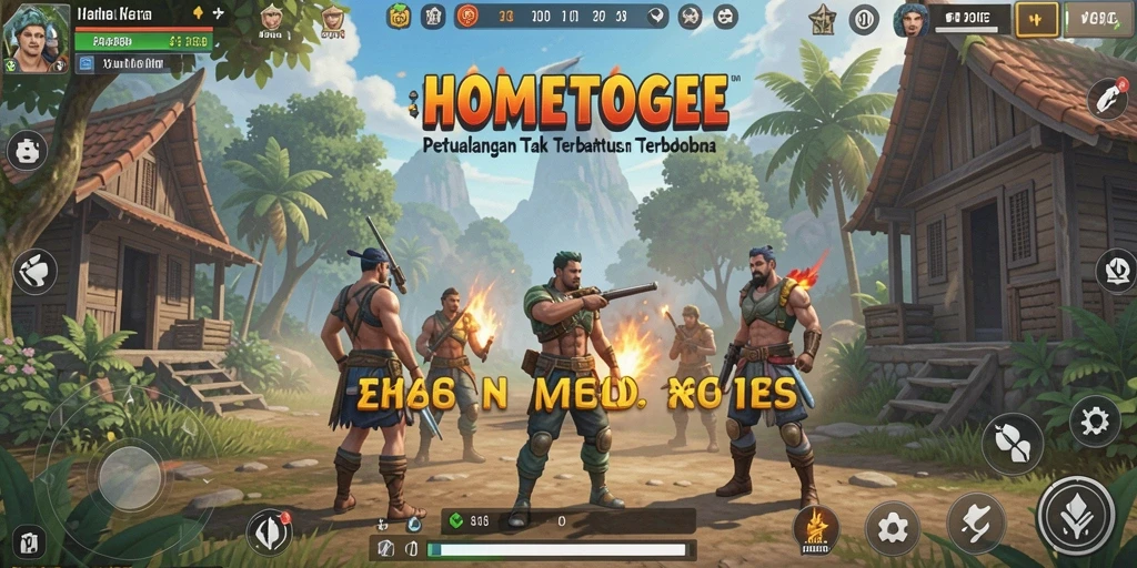 Tangkapan layar HOMETOGEL menampilkan petualangan mendalam di dunia terbuka.