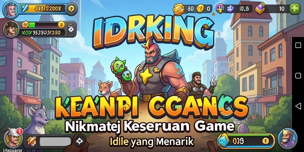 Tampilan menarik dengan gameplay seru dalam IDRKING.
