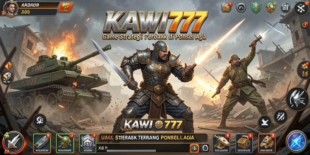 Tampilan utama gameplay KAWI777 yang seru dan strategis.