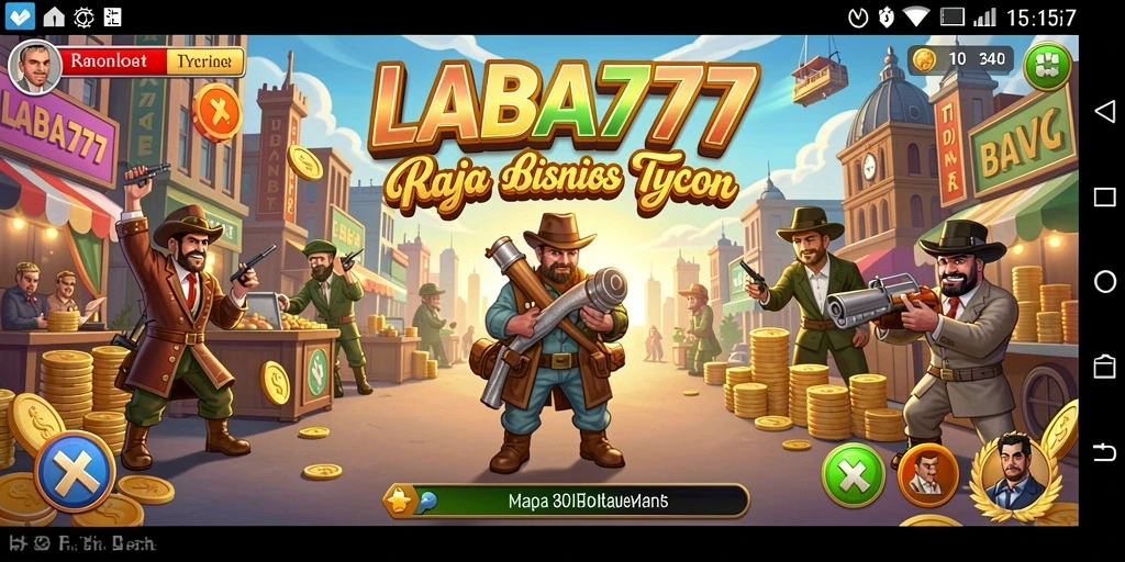 Tampilan menarik dari gameplay LABA777 yang penuh strategi bisnis.