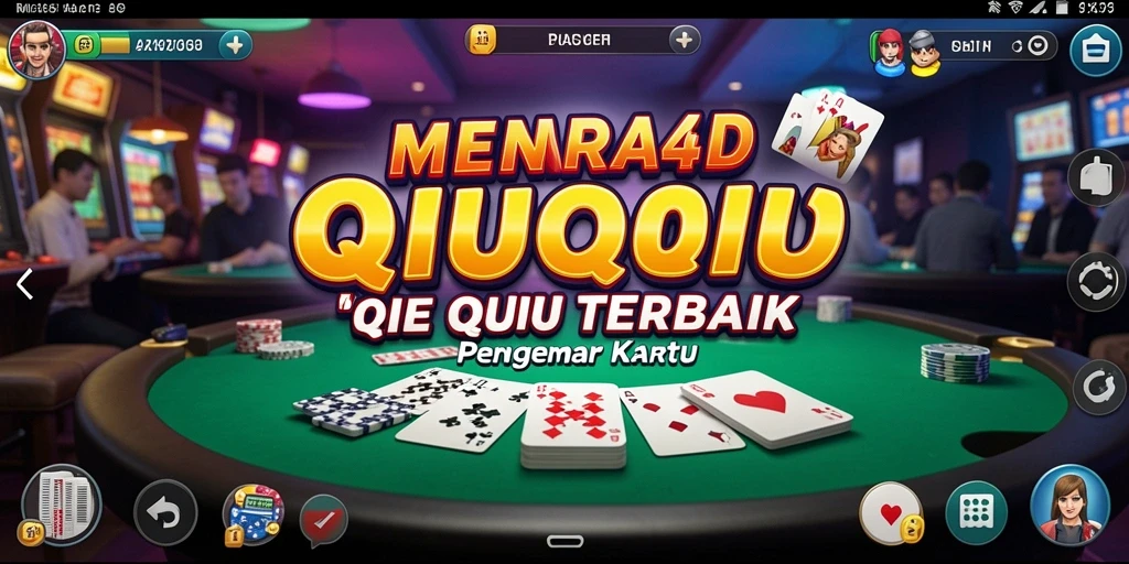 Screenshot MENARA4D menampilkan aksi seru permainan QiuQiu.