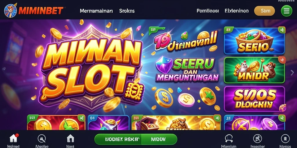 Screenshot gameplay MIMINBET menampilkan keseruan mesin Slot.