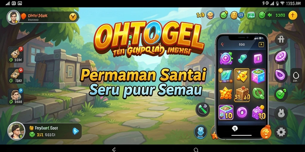 Tampilan seru gameplay OHTOGEL yang penuh warna.