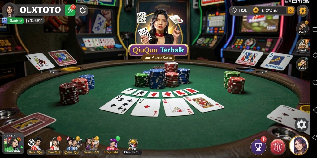 Tampilan gameplay QiuQiu yang menarik dan penuh tantangan.
