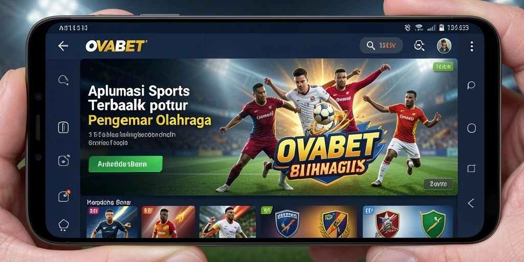 Tampilan gameplay OVABET menampilkan aksi seru dari berbagai pertandingan olahraga.