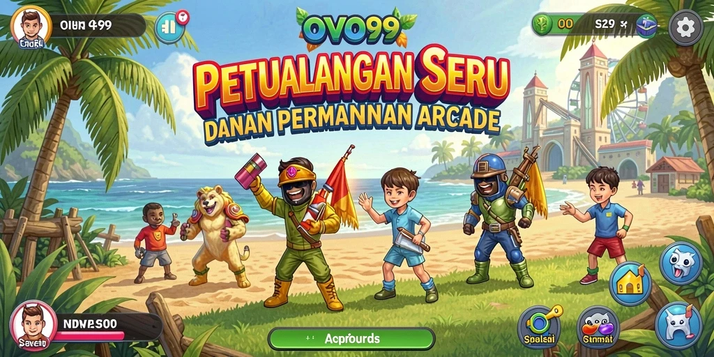 Tampilan menarik dari gameplay OVO99 yang seru.
