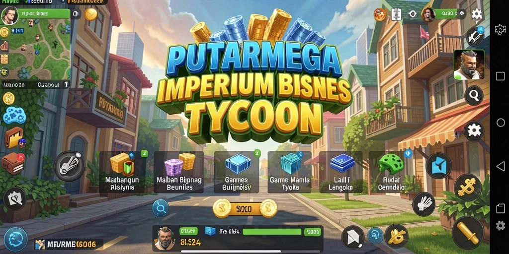 Tampilan menarik gameplay PUTARMEGA yang menantang.