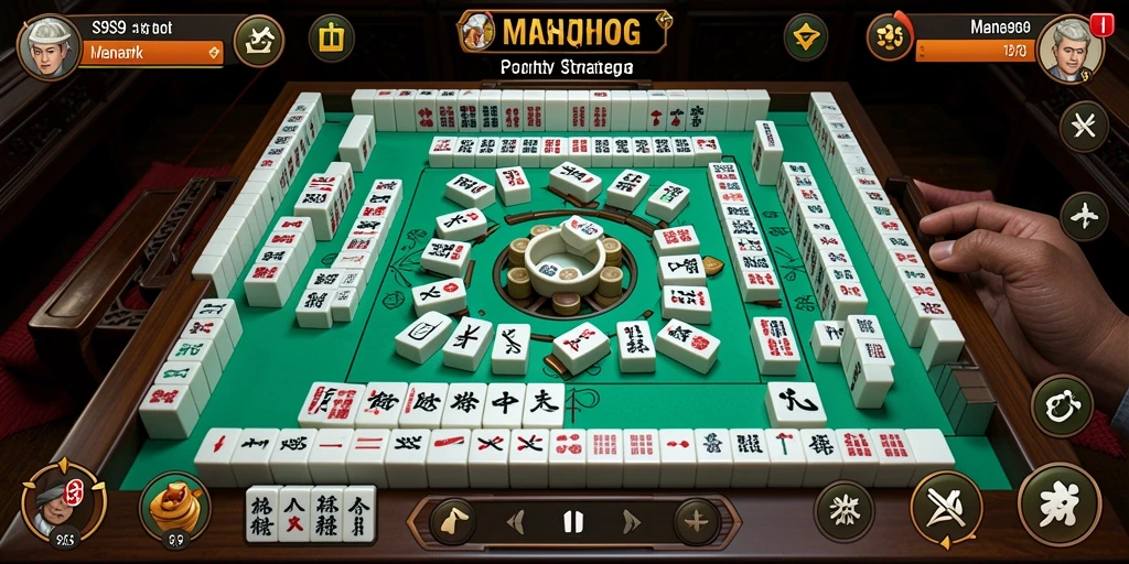 Tampilan gameplay Mahjong yang menarik di S9S9.