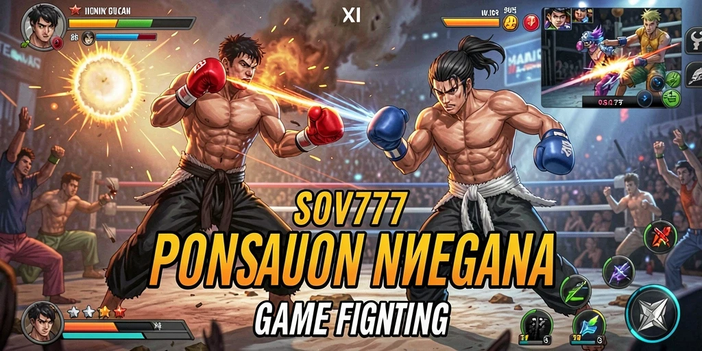Gameplay seru SOV777 dengan pertarungan yang intens dan karakter unik.