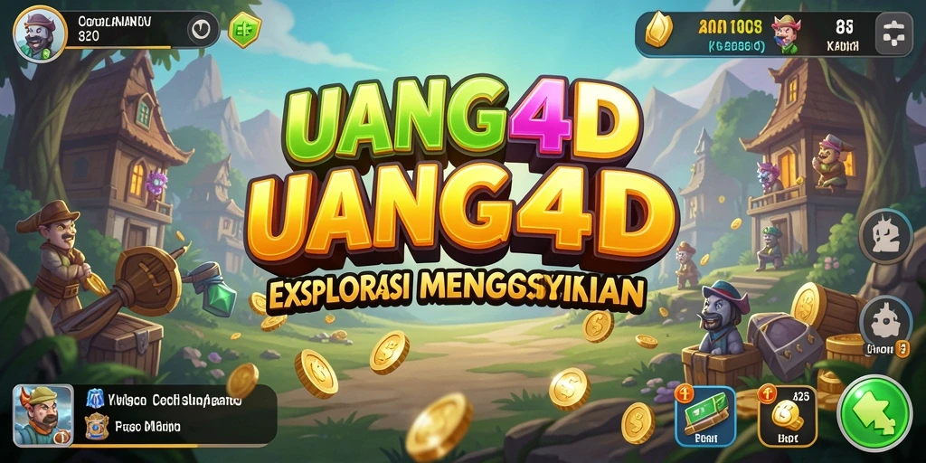 Tampilan gameplay seru dalam UANG4D saat menjelajahi dunia petualangan.