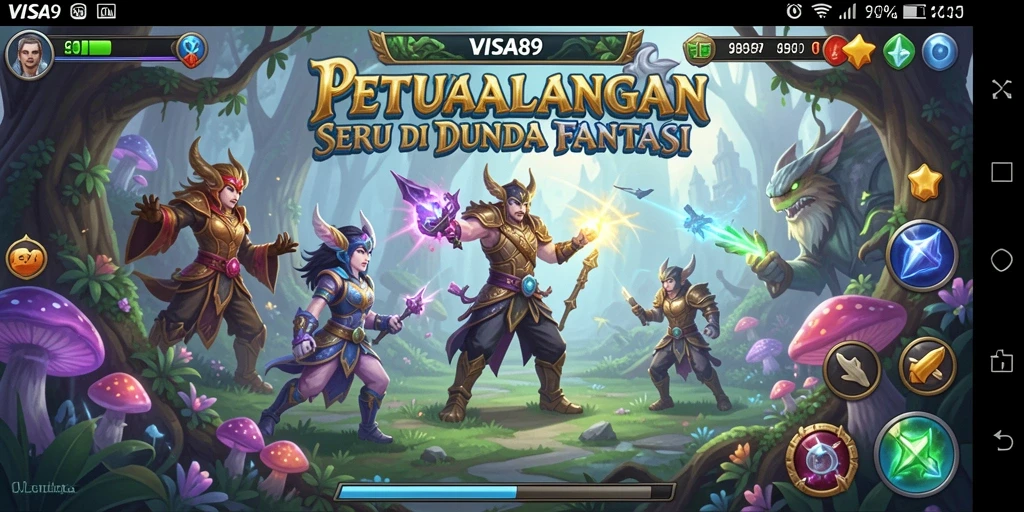 Tampilan gameplay seru dari petualangan di VISA89.