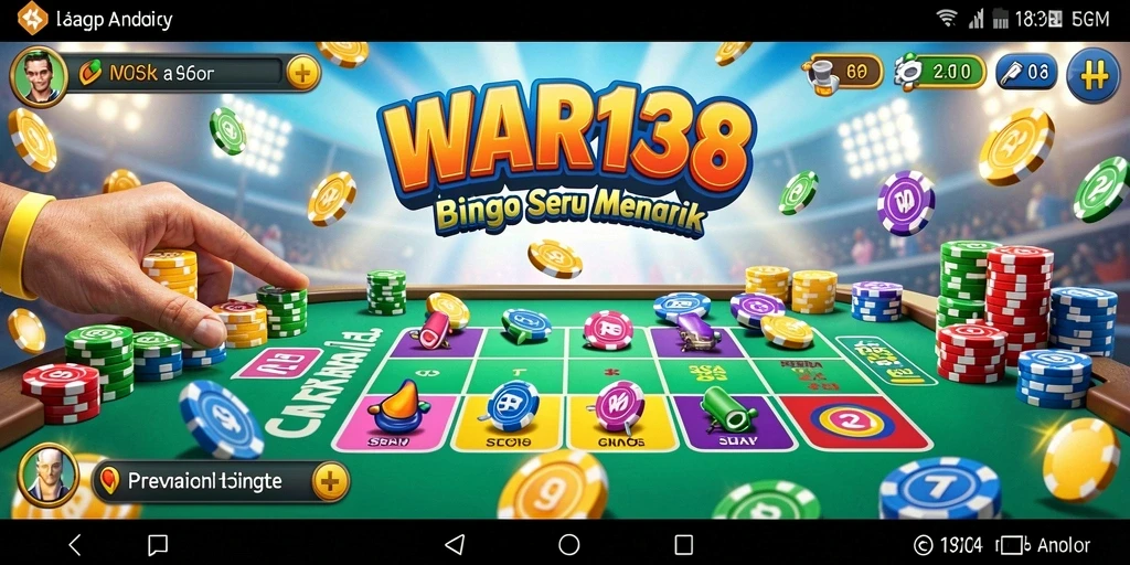 Tampilan gameplay Bingo yang menegangkan dan interaktif.