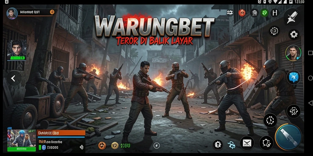 Screenshot menampilkan momen menyeramkan dari gameplay WARUNGBET.